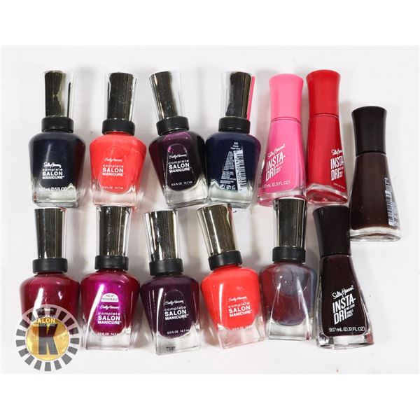 ASSORTED BAG OF SALLY HANSEN NAIL POLISH