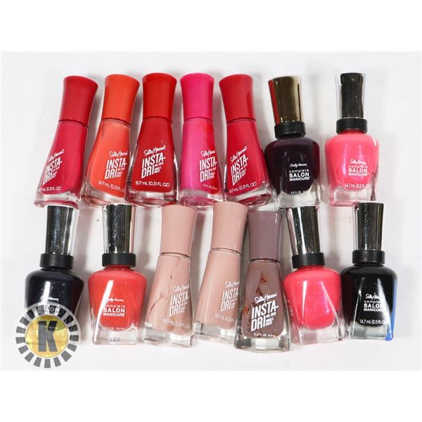 ASSORTED BAG OF SALLY HANSEN NAIL POLISH
