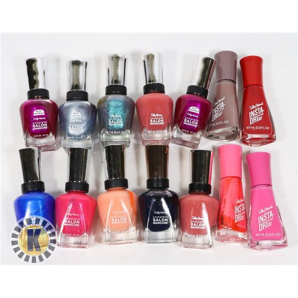 ASSORTED BAG OF SALLY HANSEN NAIL POLISH