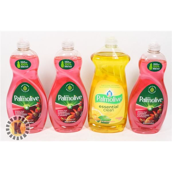 BAG OF 3 825ML PALM OLIVE DISH SOAPS