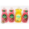 Image 1 : BAG OF 3 825ML PALM OLIVE DISH SOAPS