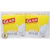 Image 1 : 2 BOXES OF GLAD 45L GARBAGE BAGS