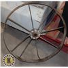 Image 1 : ANTIQUE METAL WHEEL