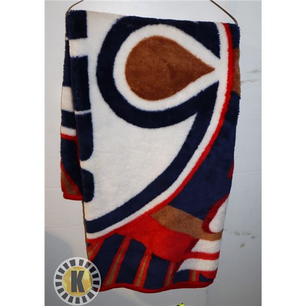 EDMONTON OILERS BLANKET 4' X 5'