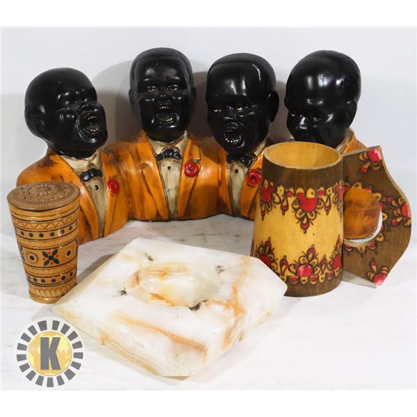 BOX OF HOME DECOR/ ARTS