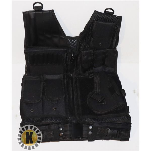 BLACK SECURITY/SPORT VEST