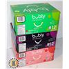 Image 1 : THREE ASSORTED CASES OF BUBLY SPARKLING WATER