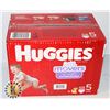 Image 1 : CASE OF 58 HUGGIES SIZE 5 DIAPERS