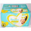 Image 1 : CASE OF 84 PAMPERS SIZE N DIAPERS