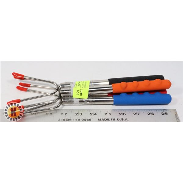4 PK HEAVY DUTY WEINER FORKS-EXTENDABLE