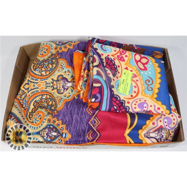 NEW BOHO CHIC "DOUBLE" DUVET SET WITH 2 SHAMS