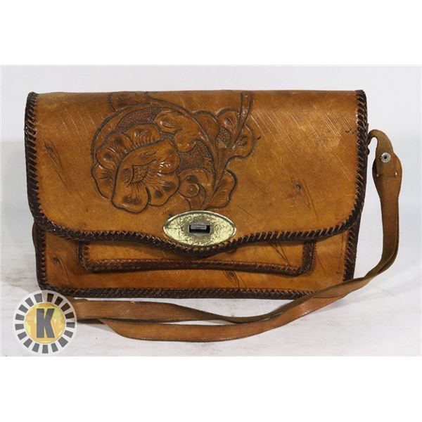 1 VINTAGE BAG- BROWN