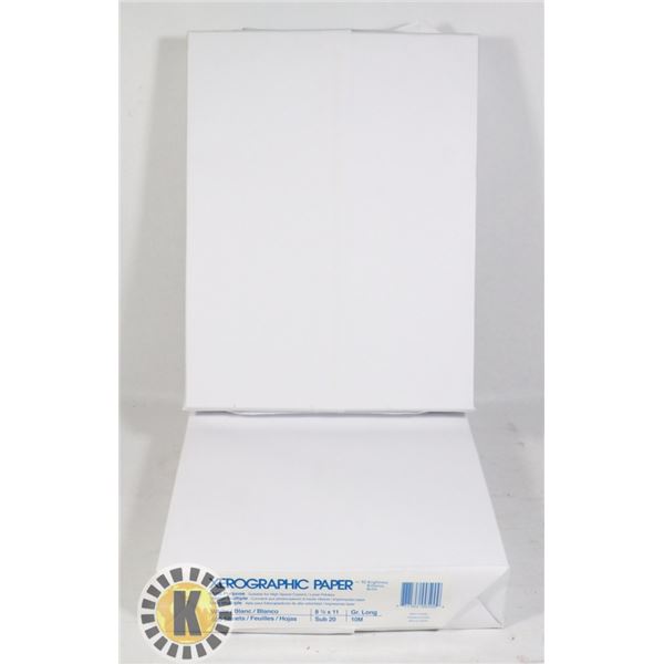 LOTS OF 2  A4 PAPERS- 500 SHEETS EACH