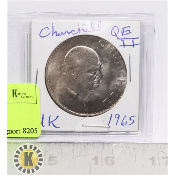 1 ELIZABETH II / WINSTON CHURCHILL 1965 COIN