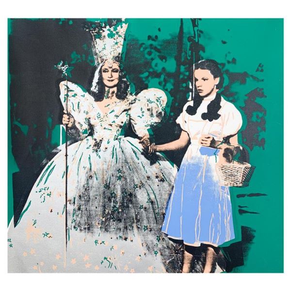 Steve Kaufman (1960-2010) "Dorothy and the Good Witch" Hand Signed and Numbered Limited Edition Hand