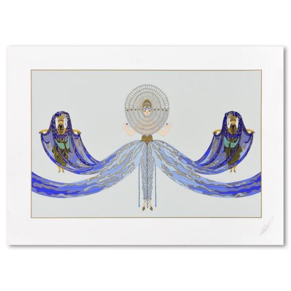 Erte (1892-1990), "Mediterranee" Limited Edition Serigraph, Numbered 296/300 and Hand Signed with Le