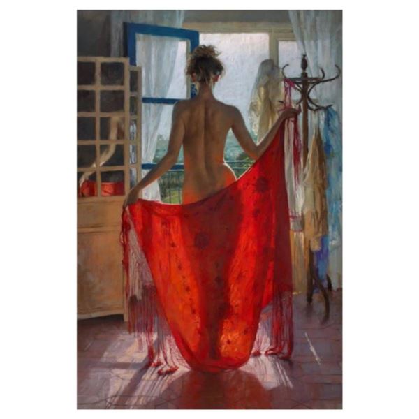 Vicente Romero, "Future Choices" Hand Signed Limited Edition Giclee on Canvas with Certificate of Au