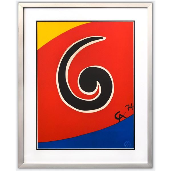 Alexander Calder- Lithograph on Arches Paper "Flying colors - Skywirl"