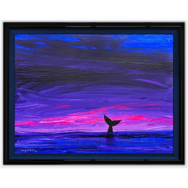 Wyland- Original Painting on Canvas "Whale Tale"