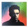 Image 1 : Steve Kaufman (1960-2010) "James Dean" Hand Signed and Numbered Limited Edition Hand Pulled silkscre