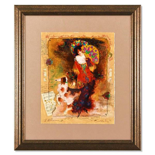 Alexander Galtchansky (1959-2008) & Tanya Wissotzky (1959-2006), "Lady with Dog" Framed Limited Edit