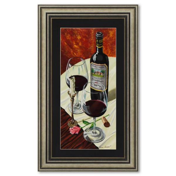 Dima Gorban, "Evening Romance" Framed Limited Edition Serigraph, Numbered 164/495 and Hand Signed wi
