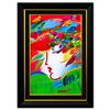 Image 1 : Peter Max- Original Mixed Media "Blushing Beauty"