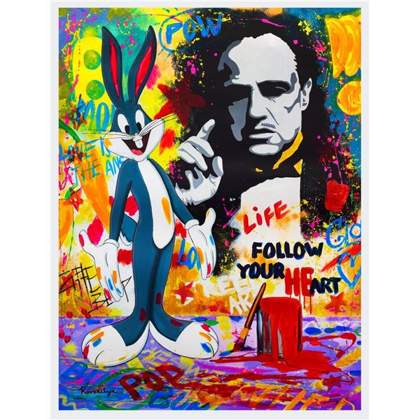 Nastya Rovenskaya- Mixed Media "The Godfather"
