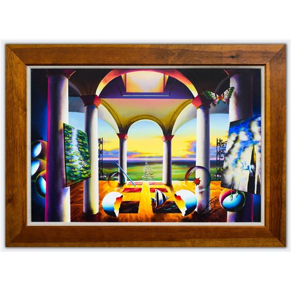 Ferjo- Original Oil on Canvas "Majestic White Horse"