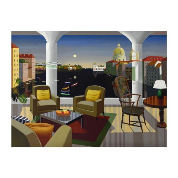 Datian, "Equinox" Limited Edition on Canvas, Numbered 90/150 and Hand Signed with Letter of Authenti