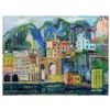 Image 1 : Alex Zwarenstein, "Colors of Atrani" Original Oil Painting on Canvas, Hand Signed with Certificate o