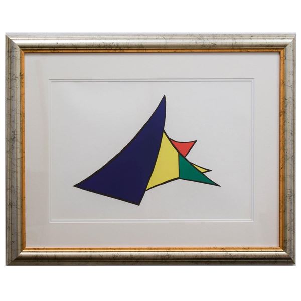 Alexander Calder- Lithograph "DLM141 - Chasse neige"