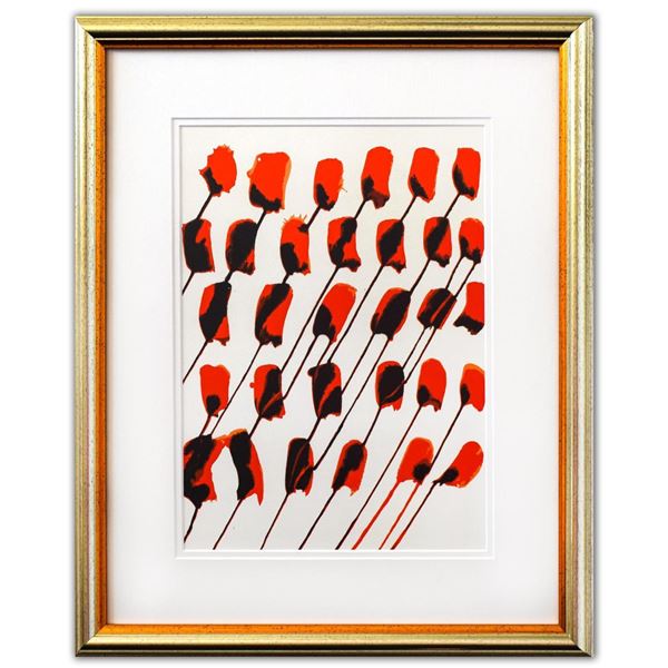 Alexander Calder- Lithograph "DLM156 - COMPOSITION TACHES ROUGES"