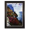Image 1 : Howard Behrens (1933-2014), "Road to Amalfi" Framed Original Painting on Canvas, Hand Signed with Ce