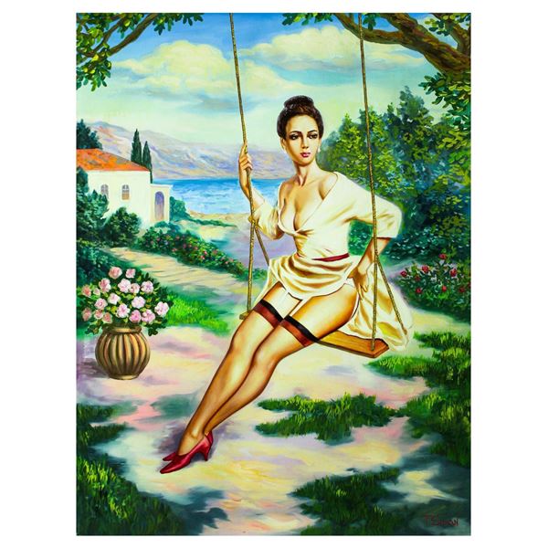 Taras Sidan- Original Oil on Canvas "Gabriele"