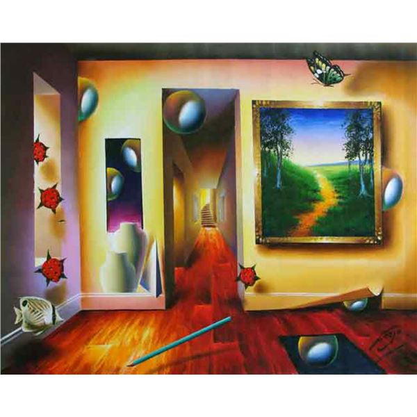 Ferjo "DREAMLIKE CORRIDOR" Giclee on Canvas