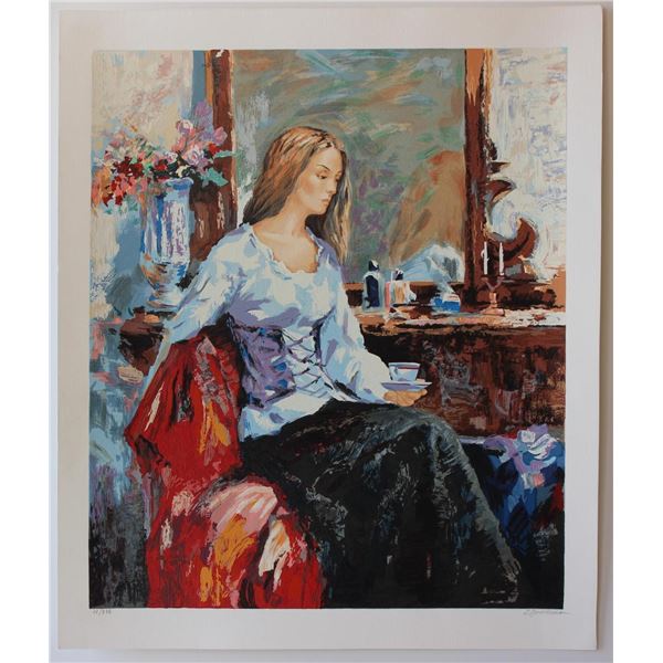 Sergey Ignatenko- Original Serigraph on Paper "Long Day"