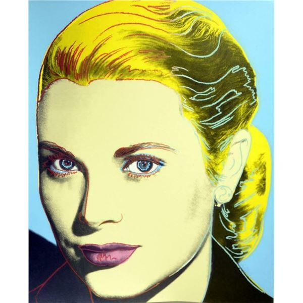 Andy Warhol- Screenprint in colors "GRACE KELLY"