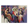 Image 1 : Isaac Maimon, "Three Graces" Limited Edition Serigraph, Numbered and Hand Signed with Letter of Auth