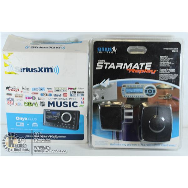 NEW 2 SIRIUS ITEMS ONYX PLUS