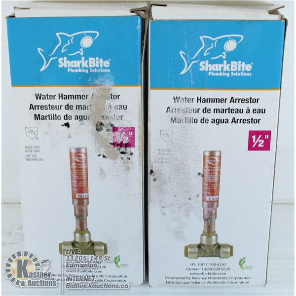 NEW 2 SHARK BITE PLUMBING