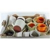 Image 1 : POTTERY ITEMS- ASSORTED BOX LOT OF 16