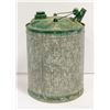 Image 1 : 1940'S GREEN GAS/WATER METAL JUG CAN