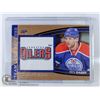 Image 1 : OILER TEAM PATCH LOGO INSERT UPPERDECK 2013-2014