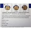 Image 1 : 8)  LOT OF 3 US $1.OO PRESIDENTIAL COINS