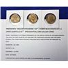 Image 2 : 8)  LOT OF 3 US $1.OO PRESIDENTIAL COINS