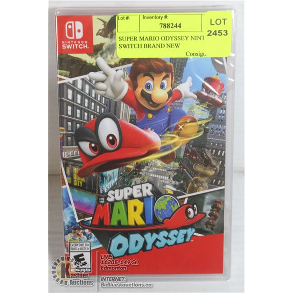 SUPER MARIO ODYSSEY NINTENDO SWITCH BRAND NEW