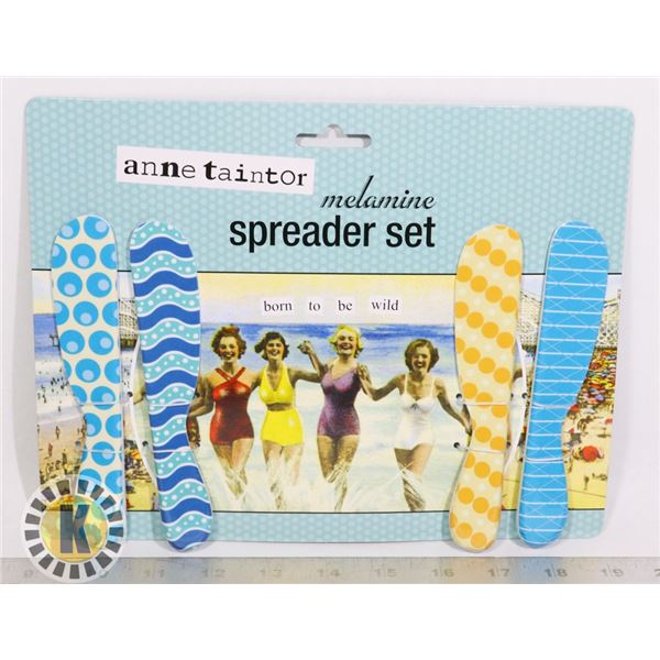 NEW 4PC MELAMINE SPREADER SET