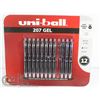 Image 1 : UNI-BALL 207 GEL SET (11 PACK)
