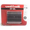 Image 1 : UNI-BALL 207 GEL SET (12 PACK)